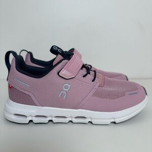 ON Clouds Zephyr Pink & White Cloud Play Sneakers for Kids size 3